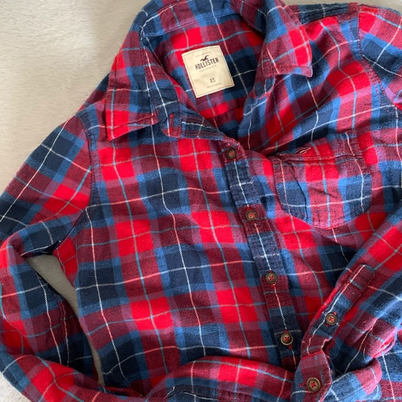 Hollister Plaid Lumberjack Button Up 🪵 - Picture 5 of 6